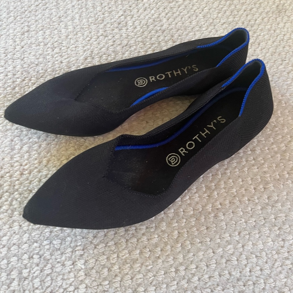 Rothys the point 10.5 black